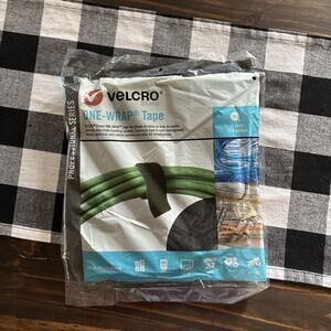 Velcro One Wrap Tape Professional Series 25 Yards x 3/4" Width Black